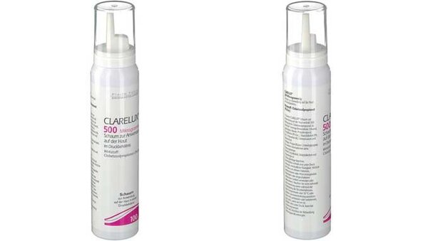 Clarelux – der Schaum mit Kortison für den Kopf