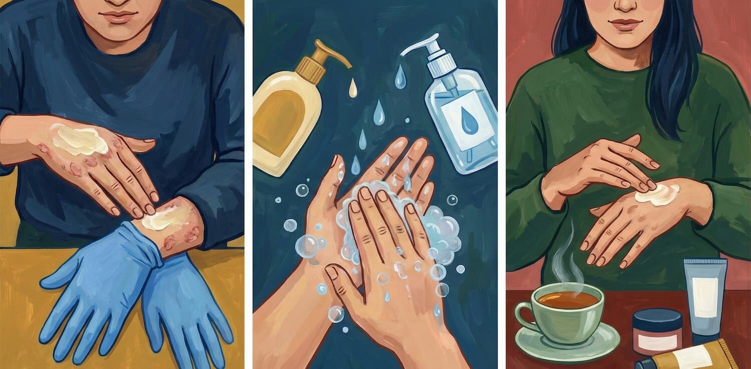 Mehr Informationen zu "Hände in Not: Neue Leitlinie zum Hautschutz beim Handekzem"