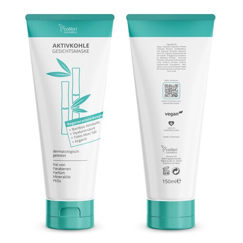 Aktivkohle Gesichtsmaske