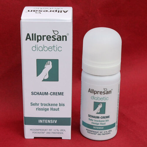 Allpresan diabetic Intensiv Schaum-Creme