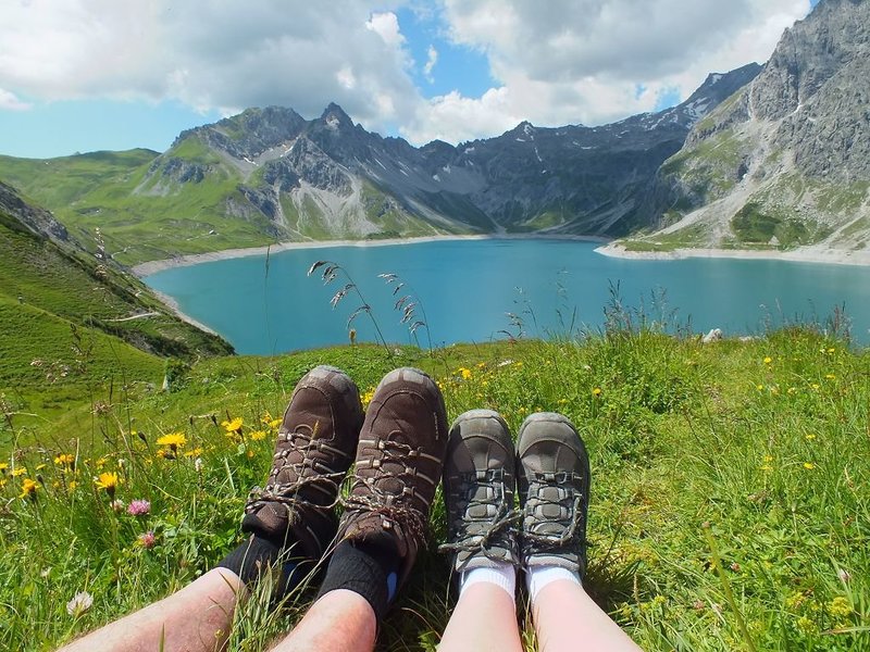 Mehr Informationen zu "Wanderpause am Lünersee"