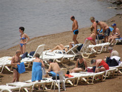 Strandleben am Dead Sea Spa Hotel
