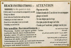 Klasse Schild am Dead Sea Spa Hotel