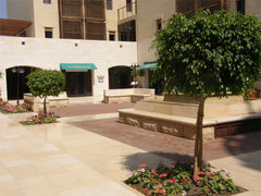 Kleiner Innenhof vom Hotel Marriott