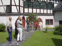 Innenhof von Schloss Friedensburg