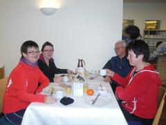 "Unser Tisch" im Speisesaal 