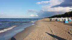 Strand in der Nähe der Klinik