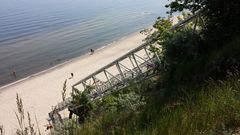 Treppe zum Strand
