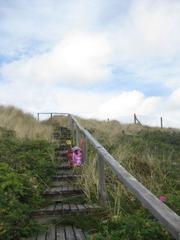 Nordseeklinik, der Weg zu  Düne