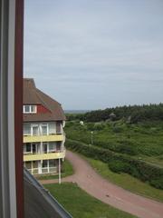 Nordseeklinik ,blick aus dem Dachboden Fenster