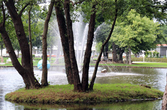 Kurpark mit Ententeich