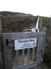 Aufgang zur hauseigenen Therapiedüne