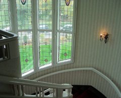 Fenster im Aufgang