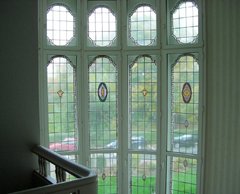 Fenster im Aufgang