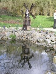 Mühlchen am Teich