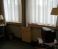 Gardinen gibt es auch