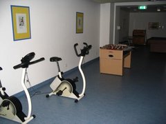 Im Sportraum im Salus Gesundheitszentrum
