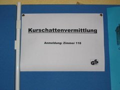 Eine Kurschattenvermittlung gibt es auch
