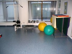 Im Sportraum im Salus Gesundheitszentrum