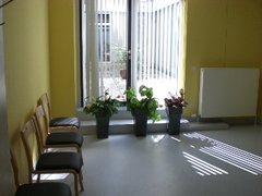 Wartebereich im Salus Gesundheitszentrum